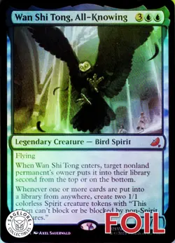 MTG Wan Shi Tong, All-Knowing (98) | NM Foil | Avatar: Eternal-Legal (TLE) - Image 1