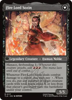 The Rise of Sozin // Fire Lord Sozin~0117~NM~Avatar: The Last Airbender MTG~MTG - Image 1