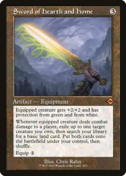 Sword of Hearth and Home, FOIL, #433, MtG, Modern Horizons 2, Mythic, Near Mint - Image 1