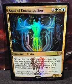 magic the gathering - FOIL! - Soul of Emancipation - Creature - Avatar - Rare - Image 1
