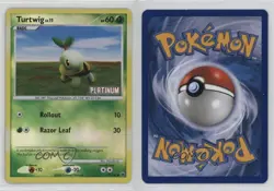 Turtwig Reverse Foil Pokemon Diamond & Pearl Majestic Dawn #77 2008 - Image 3