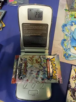 God PackU 🔥23.0g🔥 VERY HEAVY Prismatic Evolutions Pokemon Sealed Booster Pack - Image 1