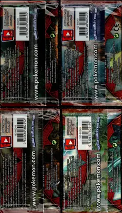 2017 Pokemon Sun & Moon Crimson Invasion Booster 4-Pack (Set) - Image 2