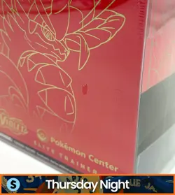 POKEMON CENTER TCG SCARLET & VIOLET SEALED ELITE TRAINER BOX ETB - Image 3