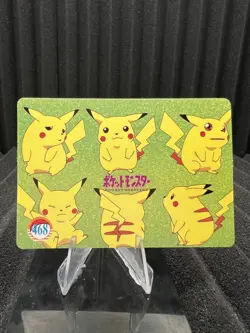 Pokemon Vintage Pocket Monsters Vending HOLO Prism Sticker Bandai 1999 Nintendo - Image 2