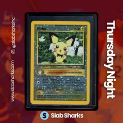 2000 POKEMON WOTC NEO PROMO #35 PICHU REVERSE HOLO - Image 1