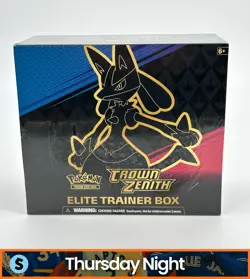 POKEMON TCG CROWN ZENITH SEALED ELITE TRAINER BOX ETB - Image 1