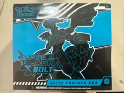 Pokemon TCG Scarlet & Violet Black Bolt Elite Trainer Box ETB Factory Sealed - Image 1