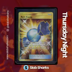 2017 POKEMON SUN & MOON GUARDIANS RISING #165/145 RARE CANDY GOLD SECRET RARE - Image 1