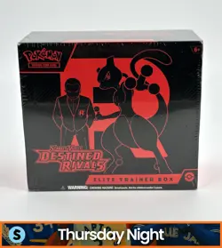POKEMON TCG SCARLET & VIOLET DESTINED RIVALS SEALED ELITE TRAINER BOX - Image 1