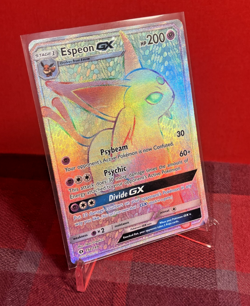 Espeon GX 152/149 - Sun Moon Base Set Rainbow Secret Pokemon TCG MP+ - Image 1
