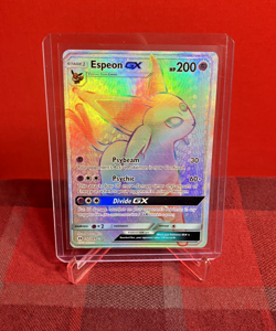 Espeon GX 152/149 - Sun Moon Base Set Rainbow Secret Pokemon TCG MP+ - Image 4
