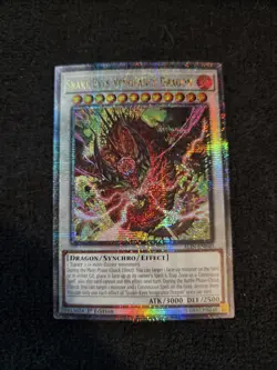 YUGIOH SNAKE-EYES VENGEANCE DRAGON QUARTER CENTURY SECRET RARE NM ALIN-EN040 - Image 1