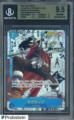 2023 One Piece Pillars of Strength JPN OP03122 Sogeking Manga BGS 9.5 GEM MINT - Image 1