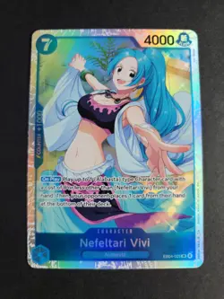 Nefeltari Vivi EB04-025 SR Super Rare One Piece The Azure Sea's Seven - Image 1