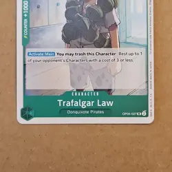 One Piece Trafalgar Law (027) (OP05-027/258) Awakening of the New Era NM TCG CCG - Image 3
