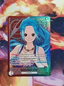 One Piece English EB03-001 Nefeltari Vivi (L) Leader Alt Art Heroines Edition - Image 1