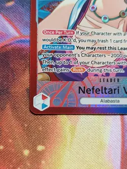 One Piece English EB03-001 Nefeltari Vivi (L) Leader Alt Art Heroines Edition - Image 5