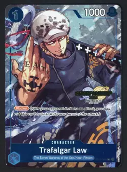 One Piece TCG Trafalgar Law ST03-008 (Championship 2024 Event Pack) Promo Foil - Image 1