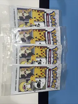 (X4) Pokemon Booster Pack General Mills Cereal 25th Anniversary Sealed Packs - Image 1