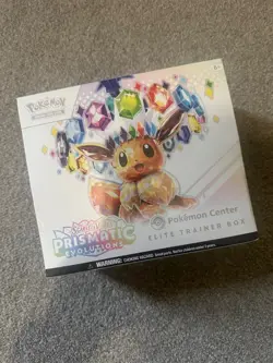 Prismatic Evolutions Pokemon Center ETB Elite Trainer Box SEALED - Image 1