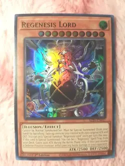 YU-GI-OH! Regenesis Lord ALIN-EN017 Ultra Rare 1st Edition Alliance Insight Card - Image 1