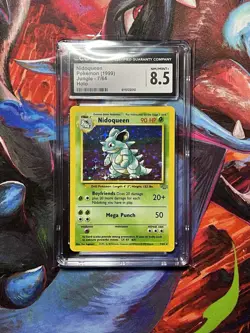 CGC 8.5 Nidoqueen 1999 Jungle 7/64 Holo Pokemon Card - Image 1