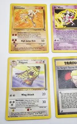 Vintage Rare Pokemon 6 Card Lot Base Base 2 Fossil Jungle Gym Cards WOTC - Image 4
