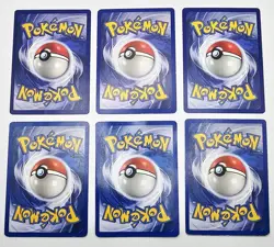 Vintage Rare Pokemon 6 Card Lot Base Base 2 Fossil Jungle Gym Cards WOTC - Image 5