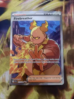 Firebreather 119/094 Full Art Me02: Phantasmal Flames Pokemon Card TCG - Image 1