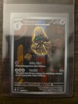 Pokemon TCG Beheeyem Holo Black Bolt Illustration Rare Card 121/086 English - Image 1