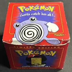 1999 Pokemon 23k Gold Plated Trading Card Poliwhirl with Box - Image 1