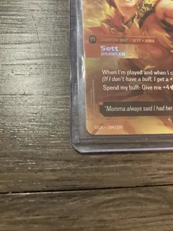 2025 League of Legends Riftbound Origins Sett Brawler 164/298 OGN Card - Image 4