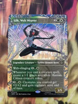 Silk, Web Weaver Borderless 0215 Marvel’s Spider-Man Magic Non Foil - Image 1