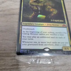 Sealed 2016 The Gitrog Monster - SOI Prerelease Magic Promos - FOIL - Image 2