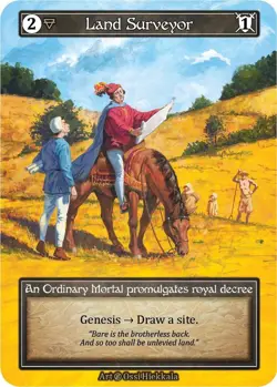 FOIL Sorcery Contested Realm - Land Surveyor (Foil) - Beta (B) - Image 1