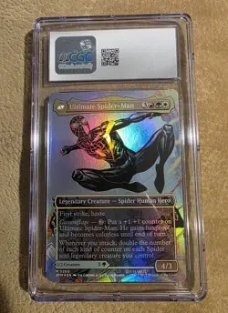 Magic MTG Miles Morales (0200) (Borderless) Spider-Man FOIL CGC Gem Mint 10 - Image 2