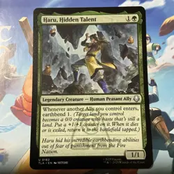 MTG Avatar: The Last Airbender Haru, Hidden Talent 0182 NM Regular NP - Image 1