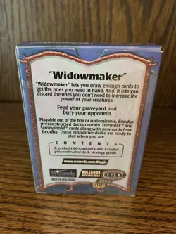 Magic the Gathering: Exodus Theme Deck- Widowmaker - Image 5