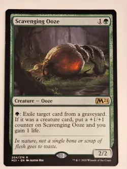 Scavenging Ooze - Magic 2021 Core Set M21 - Magic the Gathering MTG Nice! - Image 1