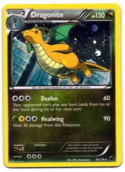 Dragonite 83/116 - Plasma Freeze Rare Pokemon TCG Holo - LP Card - Image 1