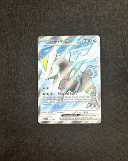 2025 Pokemon SV Black Bolt BLK EN Kyurem ex Full Art Ultra Rare #157/086 - Image 1