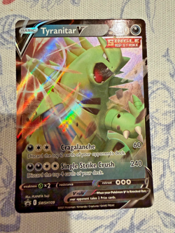 Pokemon TCG Tyranitar V SWSH109 SWSH: Sword & Shield Promo Cards Holo - Image 1
