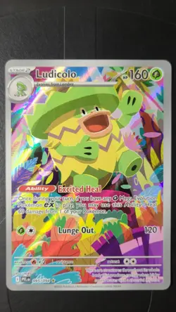 Ludicolo 95/94 Illustration Rare: Phantasmal Flames Pokemon TCG Near Mint - Image 1