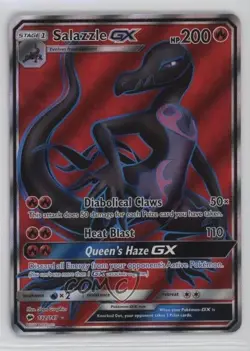 Full Art - Salazzle GX Pokemon Sun & Moon Burning Shadows #132 - Image 1
