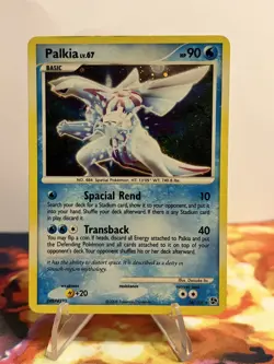 Pokemon TCG Palkia LV67 26/106 Great Encounters Holo Rare HP/DMG SWIRL - Image 1