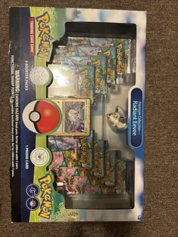 Pokemon Go Radiant Eevee Premium Collection Box TCG, Sealed 820650850523 - Image 1