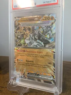 2025 Pokemon Prismatic Evolutions # 058 Cornerstone Mask Ogerpon EX PSA 9 MINT! - Image 4