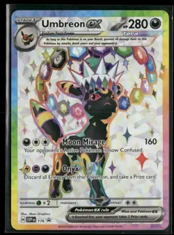 2025 Pokemon Umbreon Ex SVP Promo Premium Figure Collection #176 - Image 1
