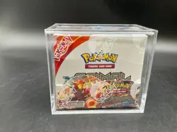 Pokemon XY Primal Clash Sealed Booster Box in Acrylic Case - Image 1
